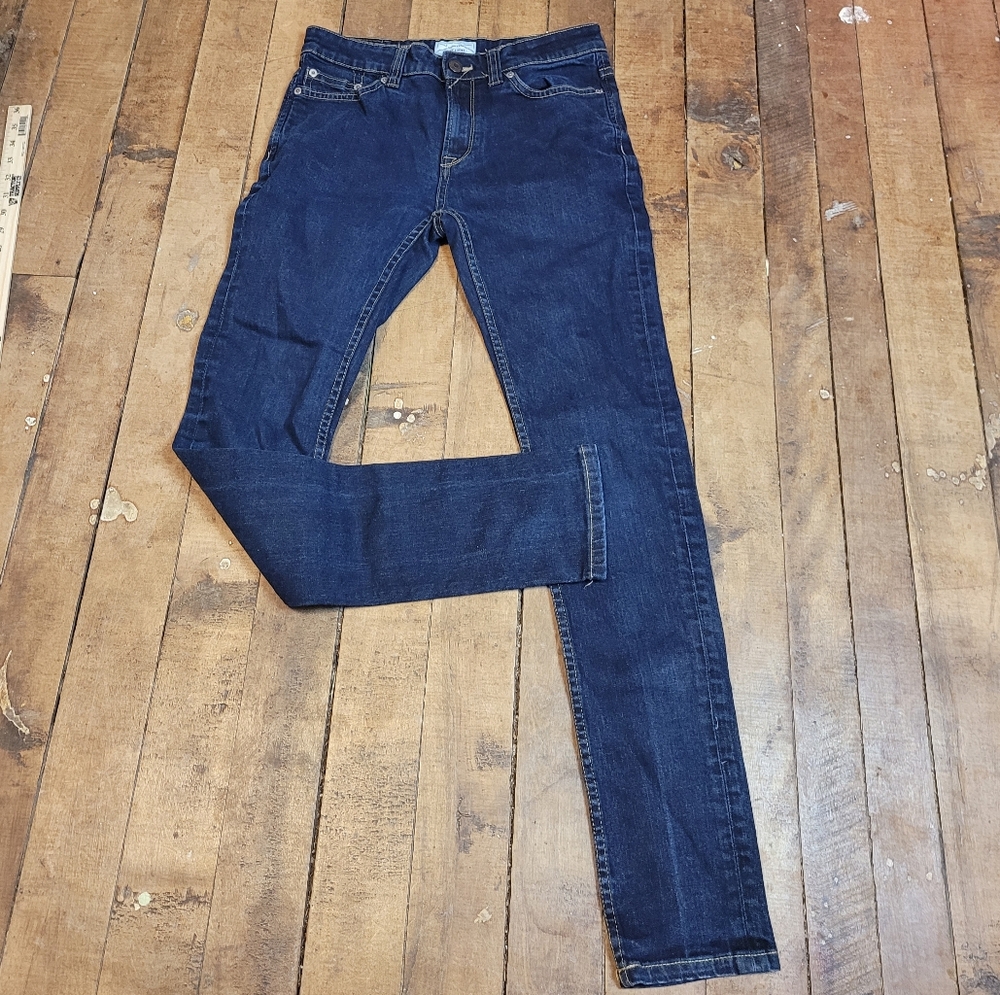 ONLY & SONS Indigo Skinny Jeans with Contrast Stitching